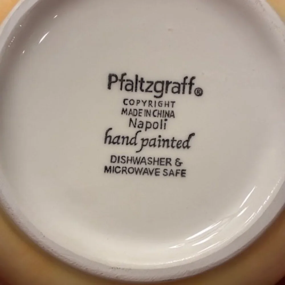 Pfaltzgraff Napoli Hand Painted NAPOLI Soup/Cereal Bowl 6